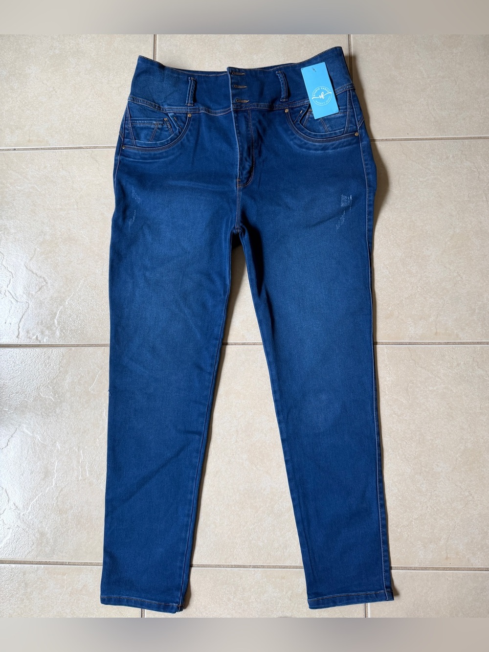 Studio Farak Colombian Jeans High Rise Skinny Size 22 Size L Push Up Denim